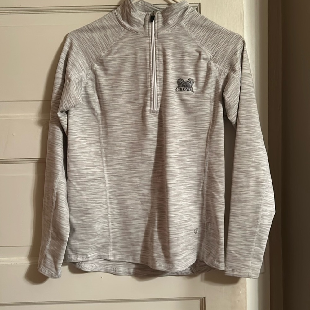 Straight Down Colonial golf 1/4 zip pull over size Small, worn 1 time